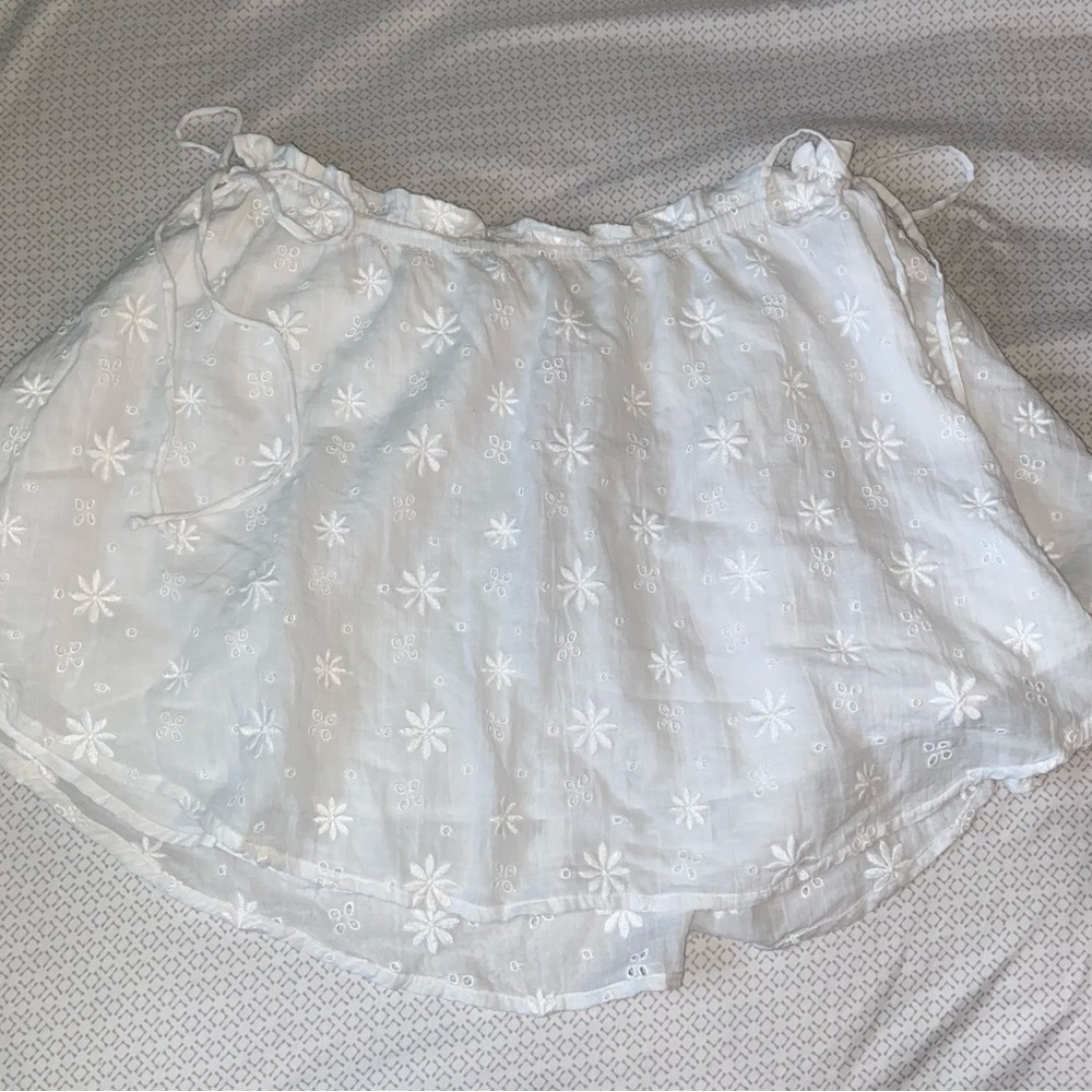 Aerie Eyelet Embroidered Skirt